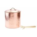 Old Dutch International Old Dutch International 876 Hammered Decor Copper Ice Bucket with Liner & Tongs; 3 Quart 876